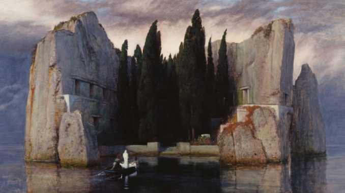 Isola dei morti (1880) di Arnold Böcklin,